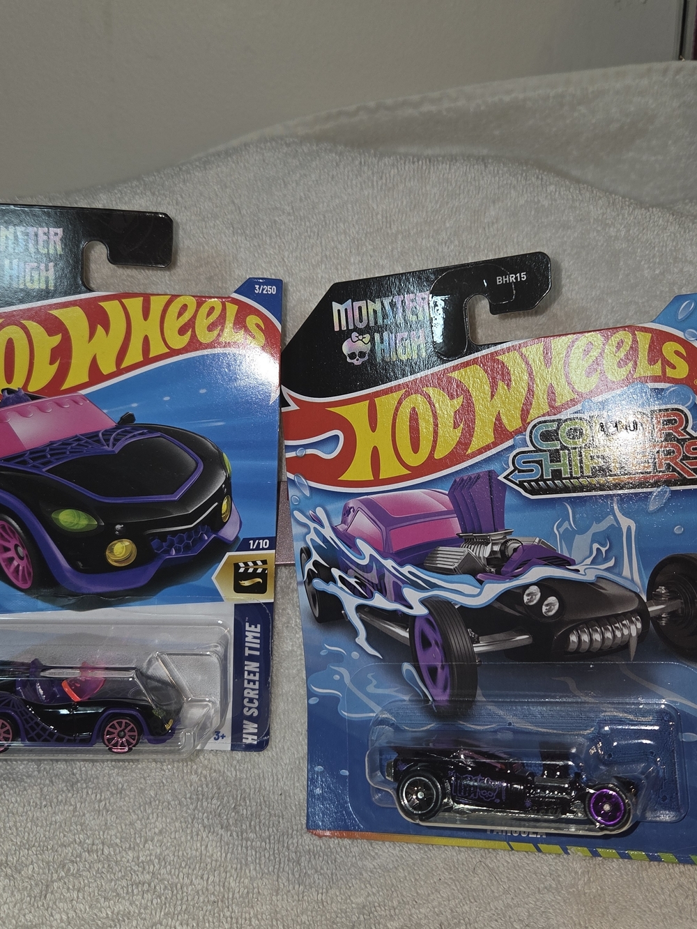 Mattel Hot Wheels Monster High Color Shifters Car - Purple & Black